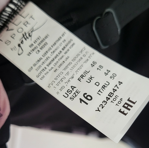 Gottex Racerback Strappy Back High Neck Bikini Top - Picture 3 of 8